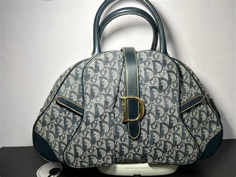 dior saddle bowler bag|authentic christian Dior saddle bag.